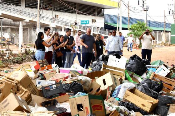 lixo cuiabá prefeito abilio