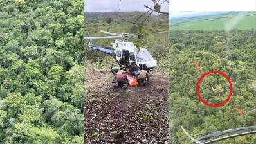 Avião agrícola cai em região de mata em MT; piloto sobrevive