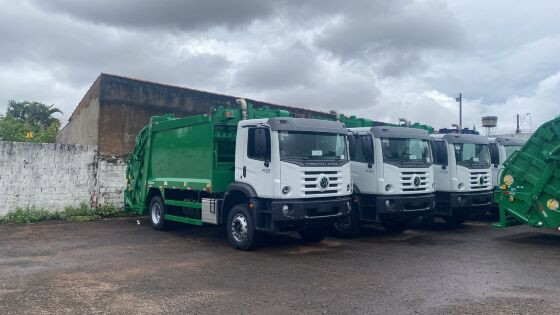 Empresa garante chegada de caminhões para ampliar coleta de lixo