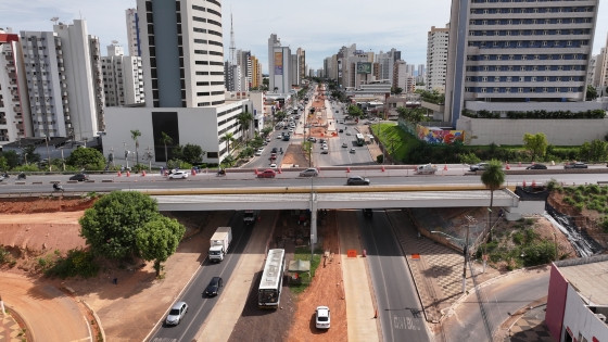 Trânsito na região do viaduto da Avenida do CPA é totalmente liberado