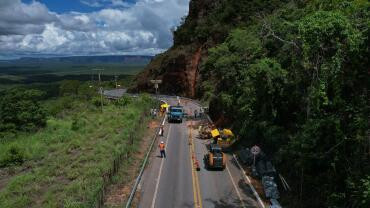 Trânsito na rodovia Cuiabá - Chapada estará interrompido na tarde de sexta