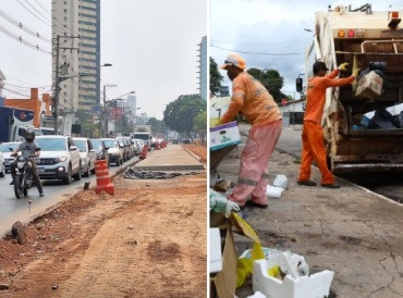 Prefeito critica empresas e compara demora nas obras do BRT com deficiência na coleta de lixo