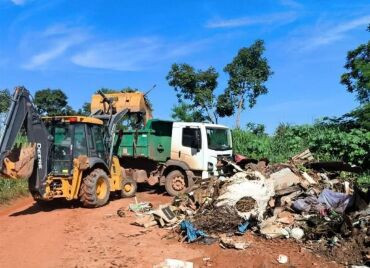 Locar recolhe mais de 259 toneladas de lixo em bolsões espalhados por Cuiabá