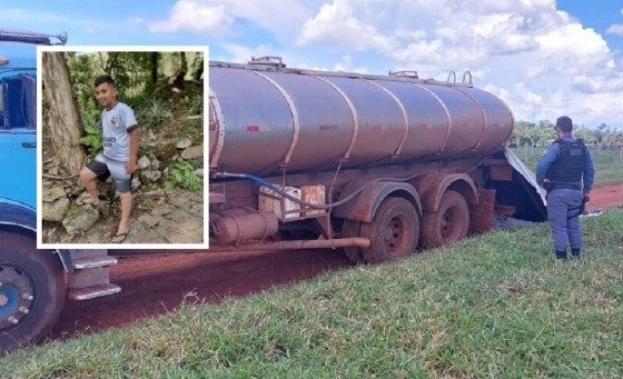 Menino é atropelado por caminhão guiado por irmão e morre 