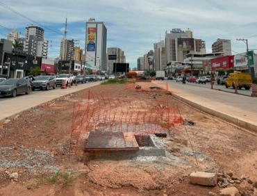 Obras do BRT reduziram vendas do comércio de Cuiabá em 36% 