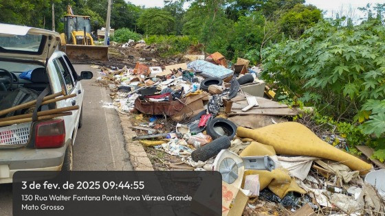 VG atua para recuperar áreas destruídas pelas chuvas