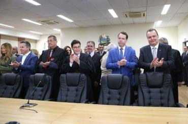 Max Russi participa da posse do novo procurador-geral de Justiça de Mato Grosso