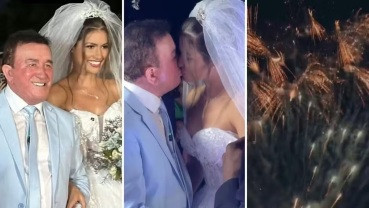 Confira detalhes do casamento de Amado Batista em miss em fazenda em MT