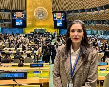 Na ONU, deputada de MT propõe criação de índice global de direitos das mulheres para combater a violência