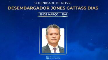  Posse de novo desembargador será nesta terça-feira