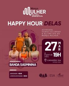 Happy hour encerra Mês da Mulher na OAB-MT