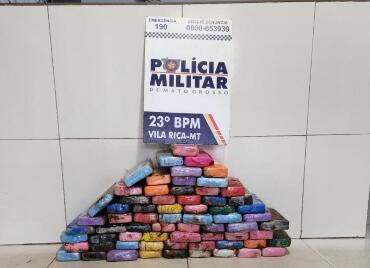 Operação apreende carga de R$ 1,5 milhão de drogas em MT