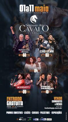 semana do cavalo shows
