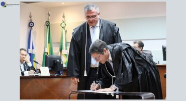 Desembargador Lídio Modesto toma posse como juiz-membro substituto do TRE-MT
