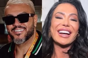 Namorada reage ao reencontro de Belo e Gracyanne Barbosa