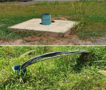 Investigação aponta que poços que deveriam servir a população foram construídos em garimpos e granjas; fotos