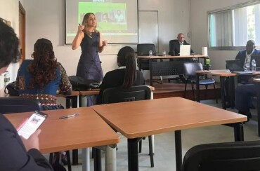 Juíza Amini Haddad debate equidade e direitos humanos em congresso em Angola