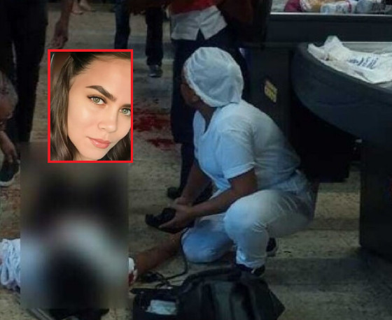Mulher esfaqueada na frente de supermercado sobreviveu porque arma quebrou, aponta polícia 