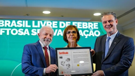 LULA E FÁVARO PARIS CERTIFICADO FEBRE AFTOSA 