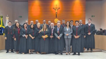 Homenagens marcam despedida do desembargador Luiz Ferreira do Tribunal de Justiça de MT