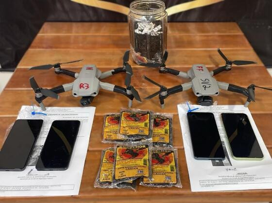 DRONE APREENDIDOS PENITENCIÁRIA RONDONÓPOLIS 