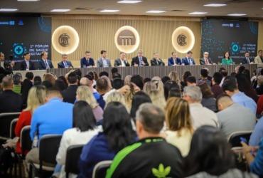 Maluf defende investimentos e integração na abertura do 1º Fórum de Saúde Digital do Estado