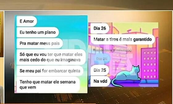 Print revela conversa entre menor e adolescente Caso Rio de Janeiro