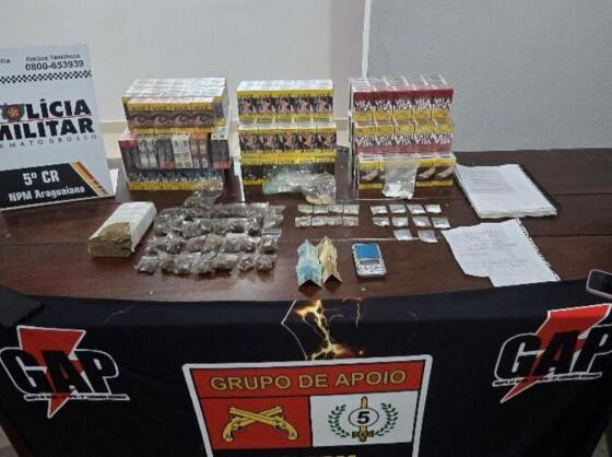 Apreensão de drogas em MT 