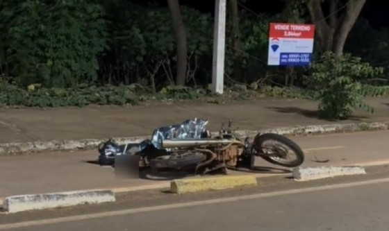 Motorista perde controle de moto e morre em Rondonópolis 