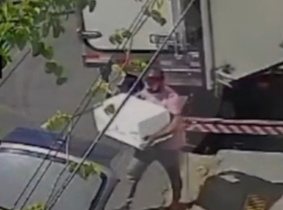 homem arromba caminhão e furta cargas de peixe