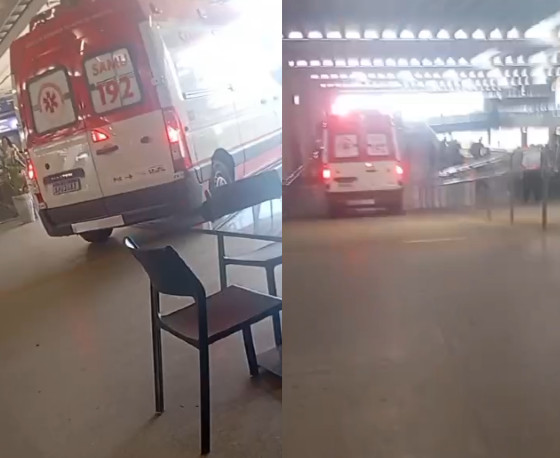 Samu entra na rodoviária
