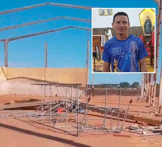 Trabalhador caí de andaime e morre 