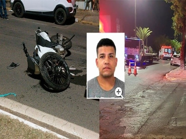 Motociclista morre após bater em carro no centro de Sorriso