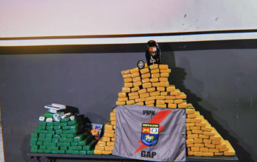 PM apreende 250 quilos de maconha em casa de traficante em VG