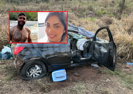 Casal morto em capotamento de carro é identificado; veja quem são 