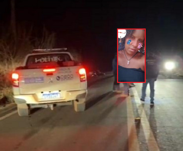 Mulher morre esmagada por carreta ao atravessar rodovia 