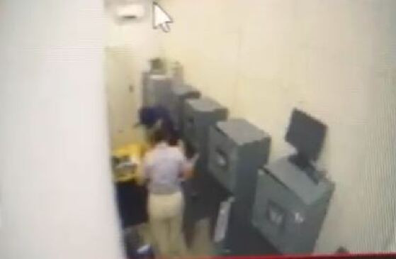 Vídeo mostra ação de bandidos no interior de agência do Sicredi, em MT