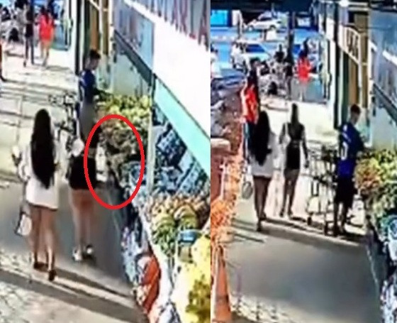 Mulher é flagrada furtando frutas no Mercado do Porto; vídeo